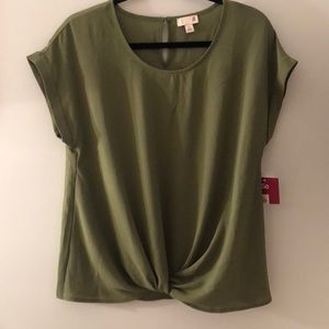 Olive blouse